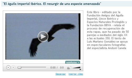 Video Aguila imperial